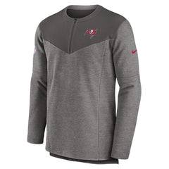Tampa Bay Buccaneers Sideline Lockup Performance Quarter-Zip Top - Pewter for sale