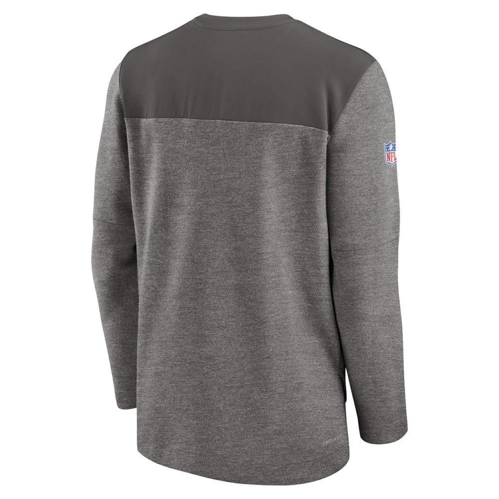 Tampa Bay Buccaneers Sideline Lockup Performance Quarter-Zip Top - Pewter for sale
