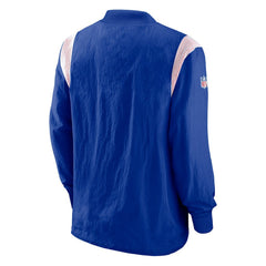 Buffalo Bills Sideline Athletic Stack V-Neck Pullover Windshirt Jacket - Royal online