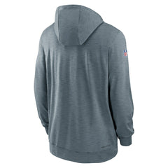 San Francisco 49ers Sideline Team Pop Full-Zip Hoodie Jacket - Heather Gray for sale