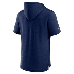 Washington Capitals Fanatics Authentic Pro Road Performance Short Sleeve Pullover Hoodie - Heather Navy Hoodies
