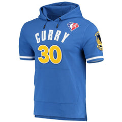 Stephen Curry Golden State Warriors Pro Standard Name & Number Short Sleeve Pullover Hoodie sale - Royal for sale