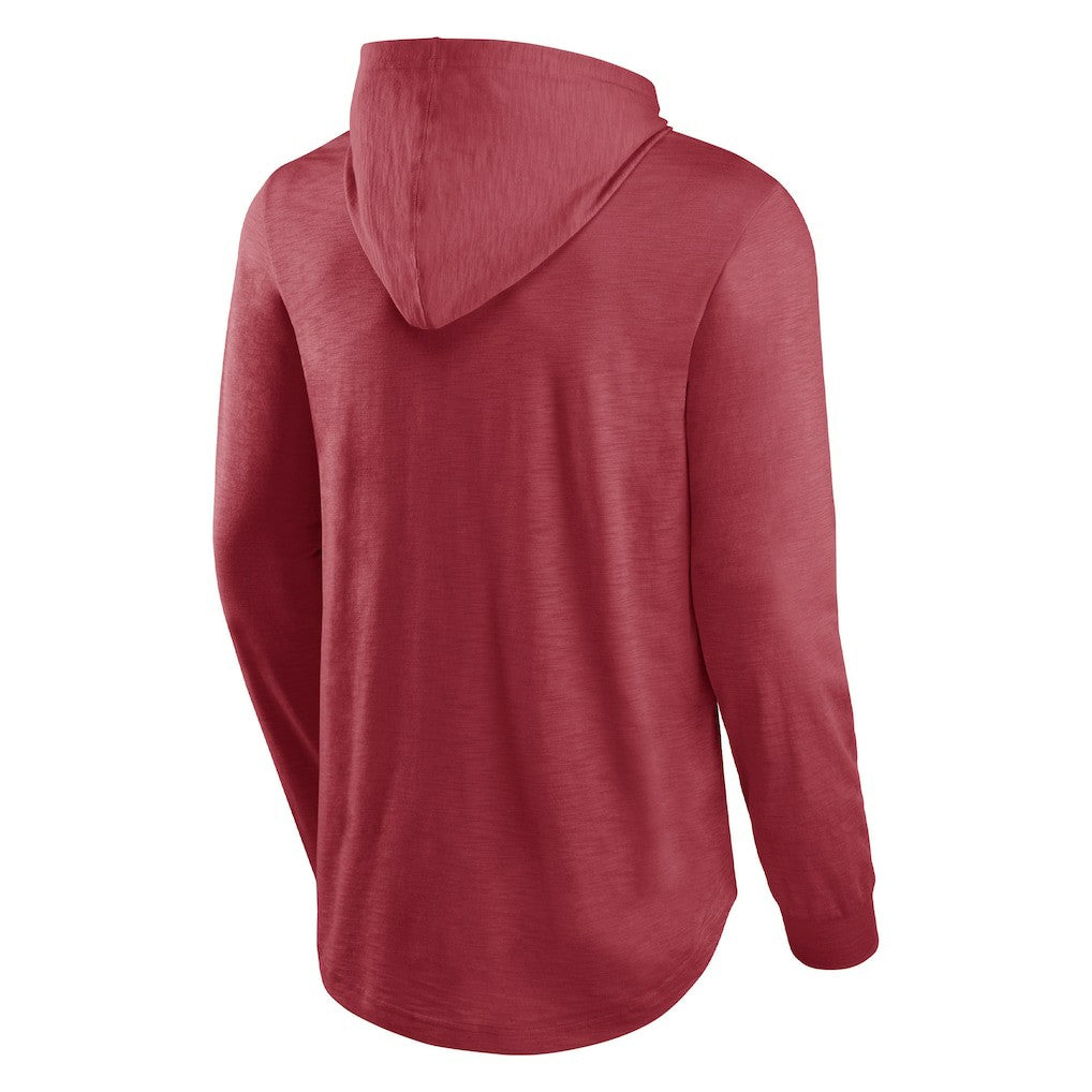 Arizona Cardinals Front Runner Long Sleeve Hooded T-Shirt - Cardinal outlet