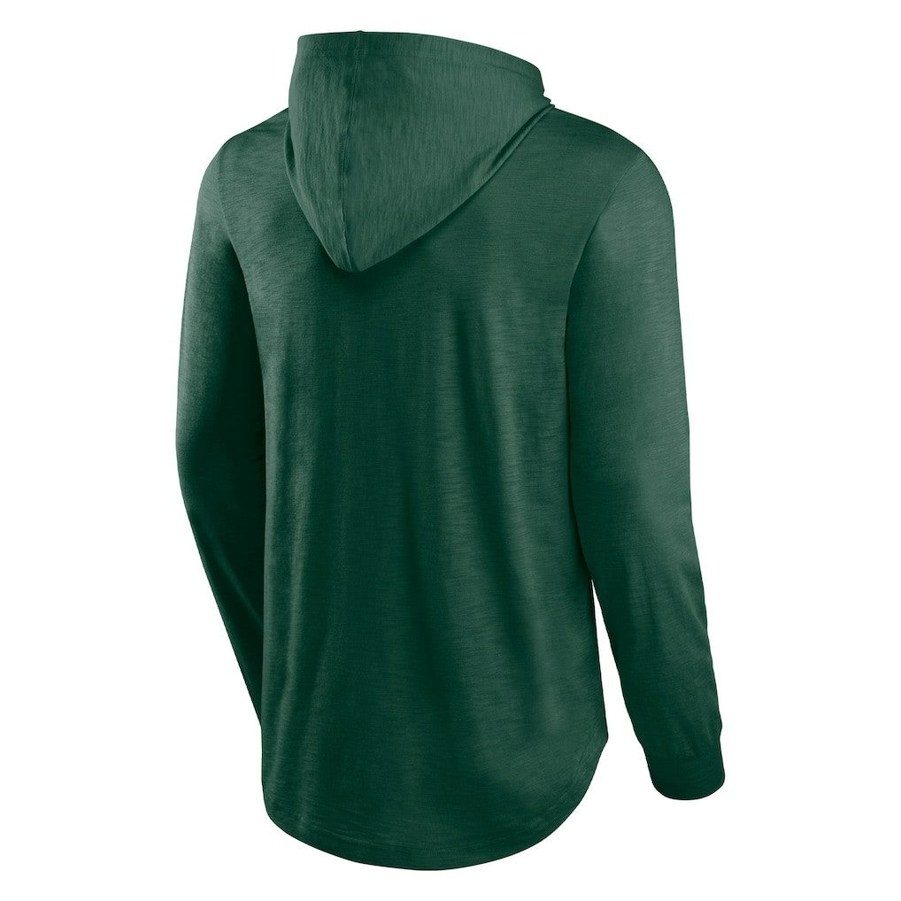 Green Bay Packers Front Runner Long Sleeve Hooded T-Shirt - Green discount