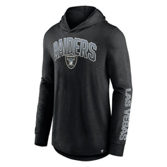 Las Vegas Raiders Front Runner Long Sleeve Hooded T-Shirt - Black sale