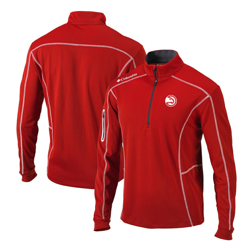 Atlanta Hawks Shotgun Quarter-Zip Pullover Jacket - Red discount