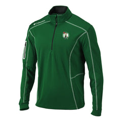 Boston Celtics Shotgun Quarter-Zip Pullover Jacket - Kelly Green discount