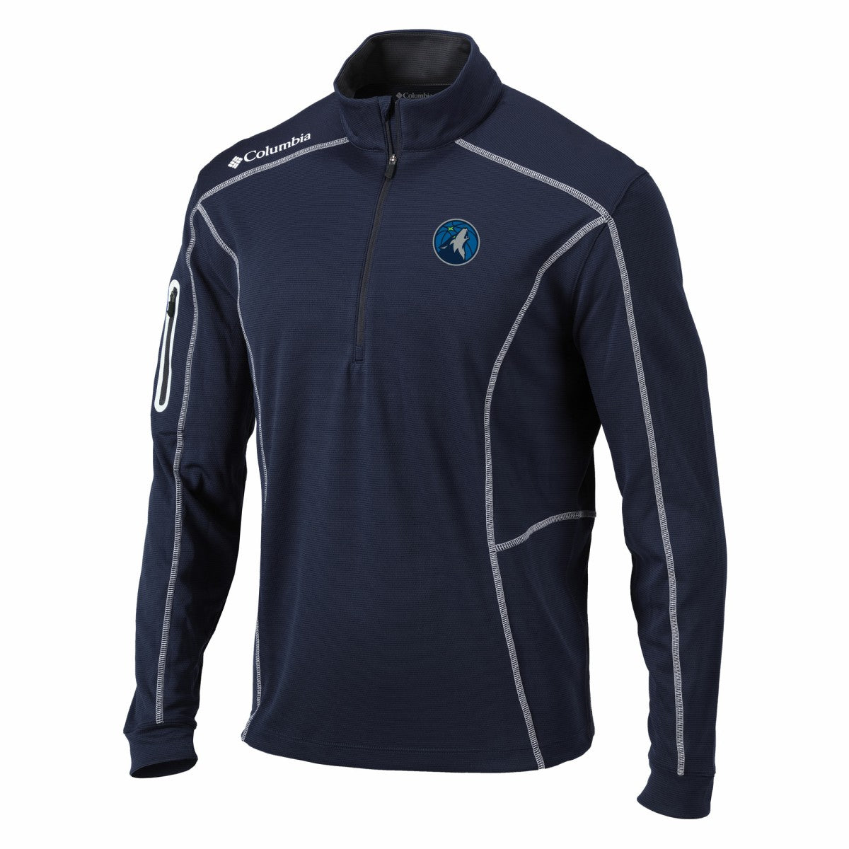 Minnesota Timberwolves Shotgun Quarter-Zip Pullover Jacket - Navy online