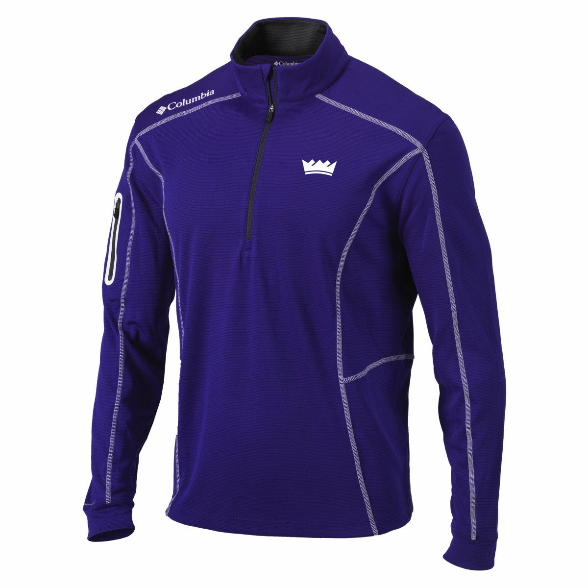 Sacramento Kings Shotgun Quarter-Zip Pullover Jacket - Purple cheap