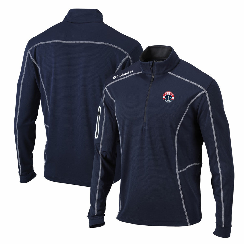 Washington Wizards Shotgun Quarter-Zip Pullover Jacket - Navy online