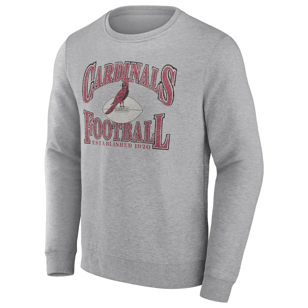 Arizona Cardinals Playability Pullover Sweatshirt - Heathered Charcoal online