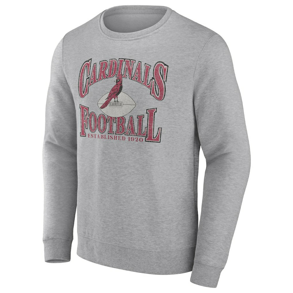 Arizona Cardinals Playability Pullover Sweatshirt - Heathered Charcoal online