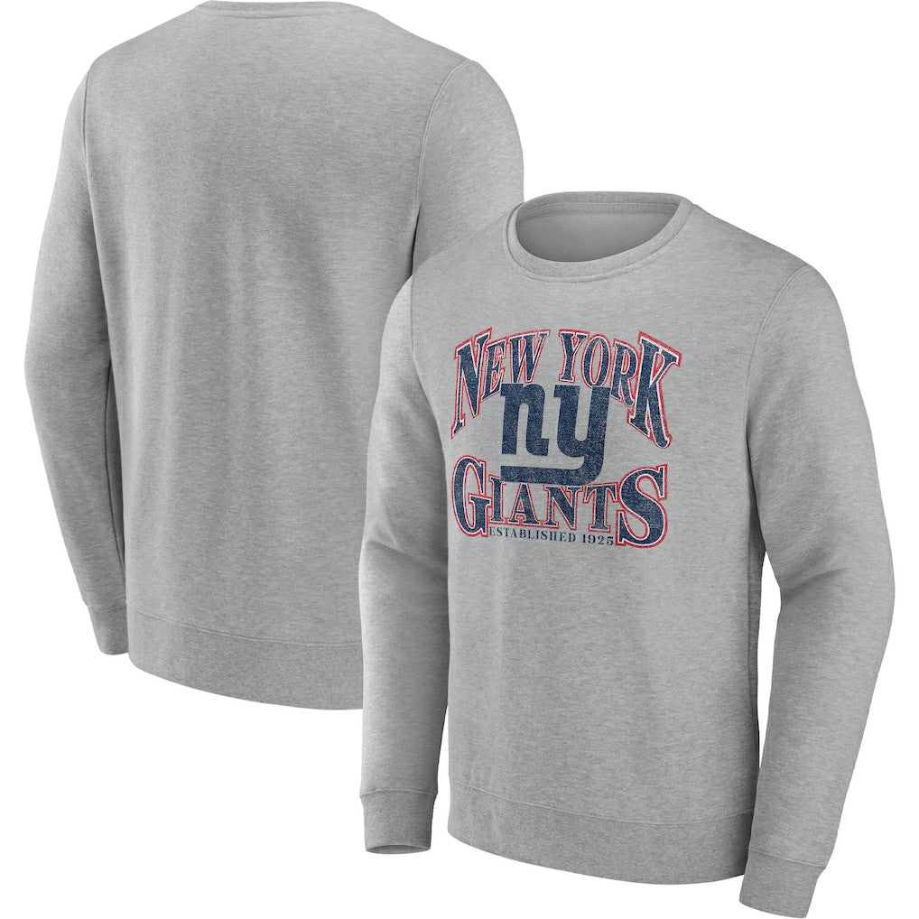 New York Giants Playability Pullover Sweatshirt - Heathered Charcoal cheap
