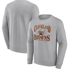Cleveland Browns Playability Pullover Sweatshirt - Heathered Gray discount
