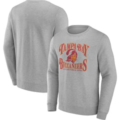 Tampa Bay Buccaneers Playability Pullover Sweatshirt - Heathered Charcoal sale
