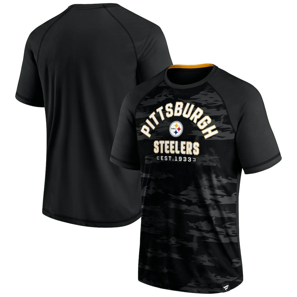 Pittsburgh Steelers Hail Mary Raglan T-Shirt - Black for sale