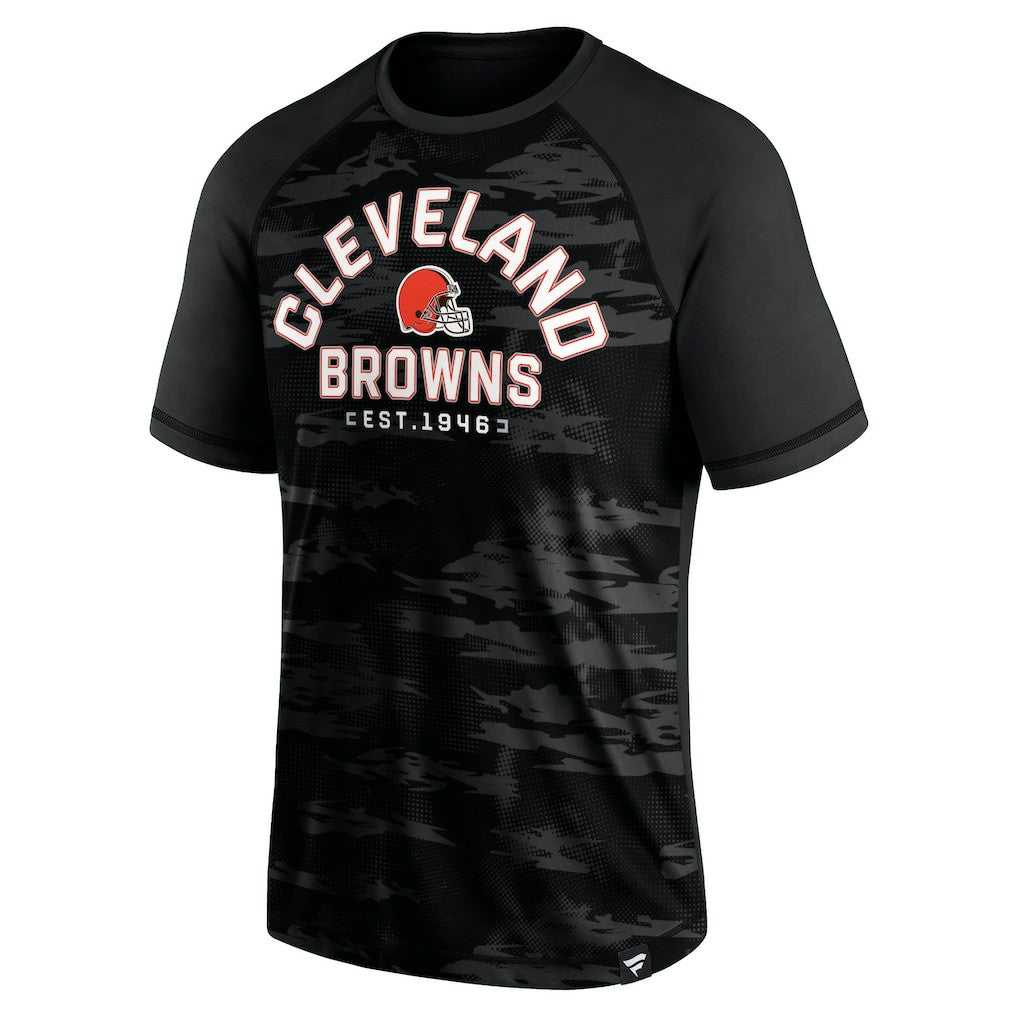 Cleveland Browns Blackout Hail Mary Raglan T-Shirt online