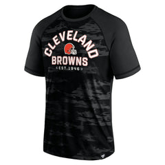 Cleveland Browns Blackout Hail Mary Raglan T-Shirt online