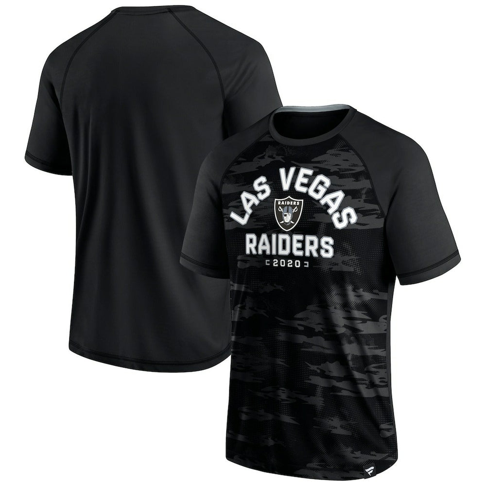 Las Vegas Raiders Hail Mary Raglan T-Shirt - Black for sale