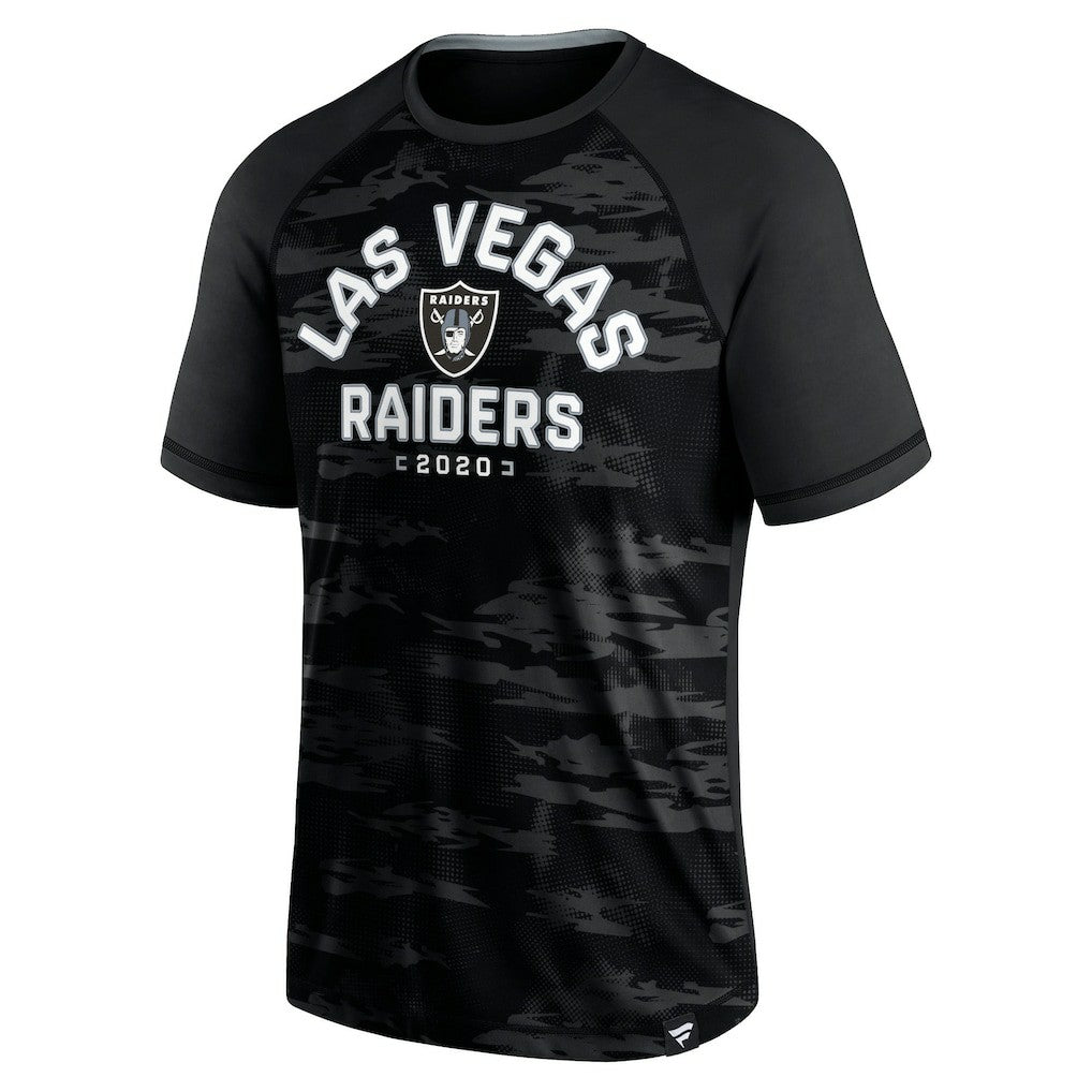 Las Vegas Raiders Hail Mary Raglan T-Shirt - Black for sale