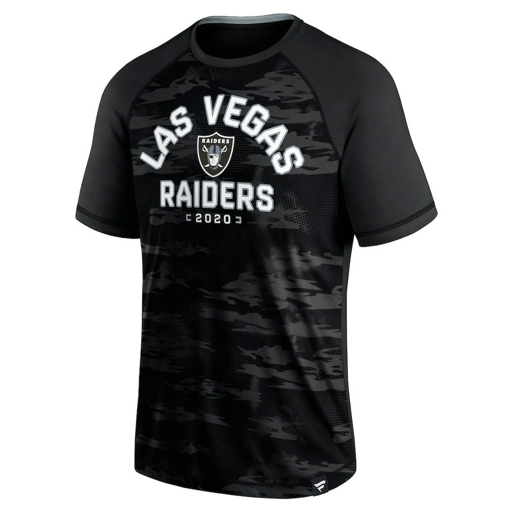 Las Vegas Raiders Hail Mary Raglan T-Shirt - Black for sale