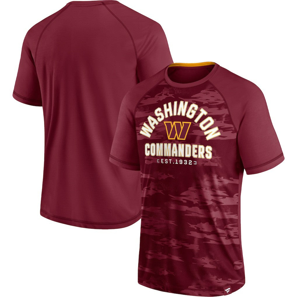 Washington Commanders Hail Mary Raglan T-Shirt - Burgundy for sale