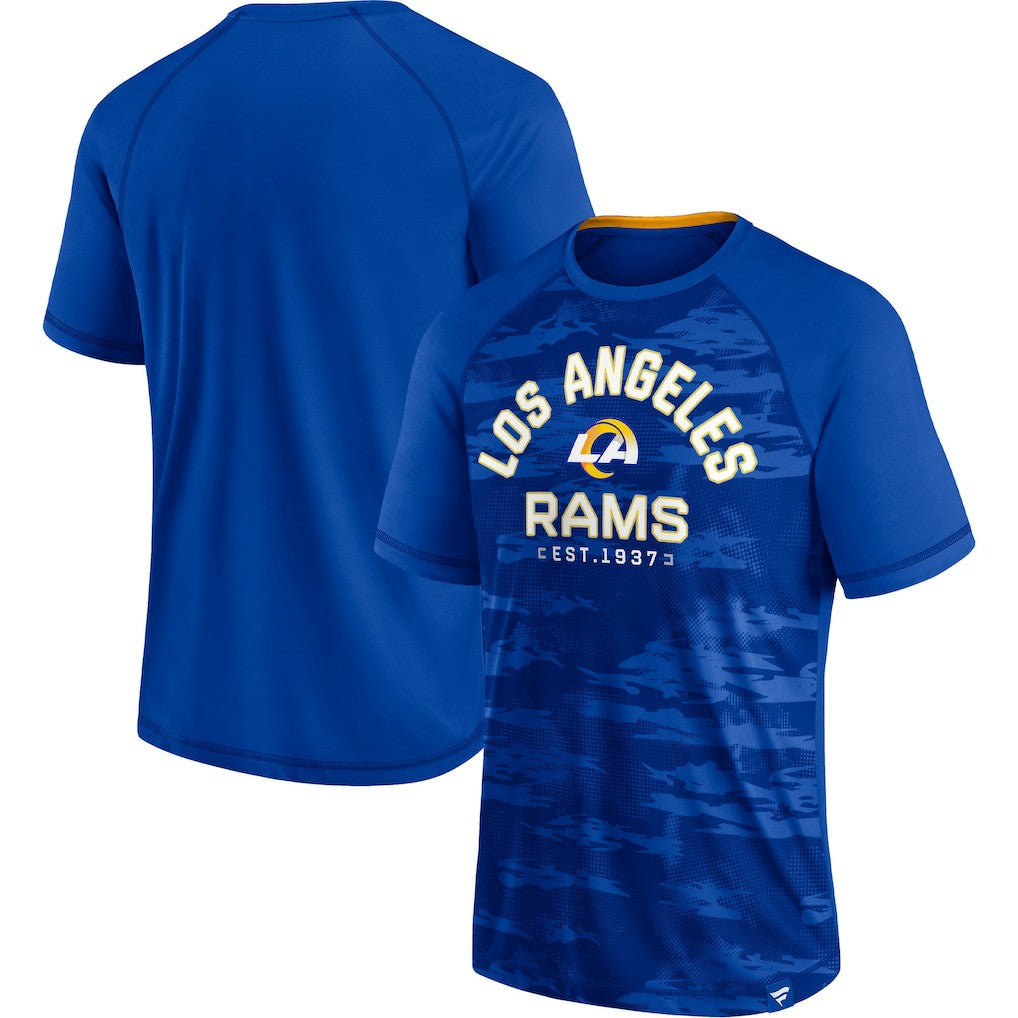 Los Angeles Rams Hail Mary Raglan T-Shirt - Royal sale