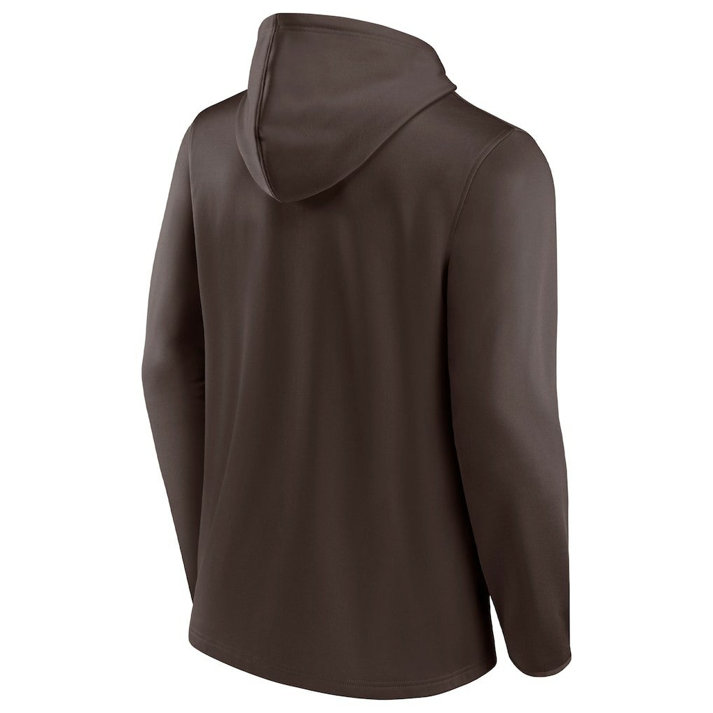 Cleveland Browns Ball Carrier Full-Zip Hoodie - Brown/Orange outlet