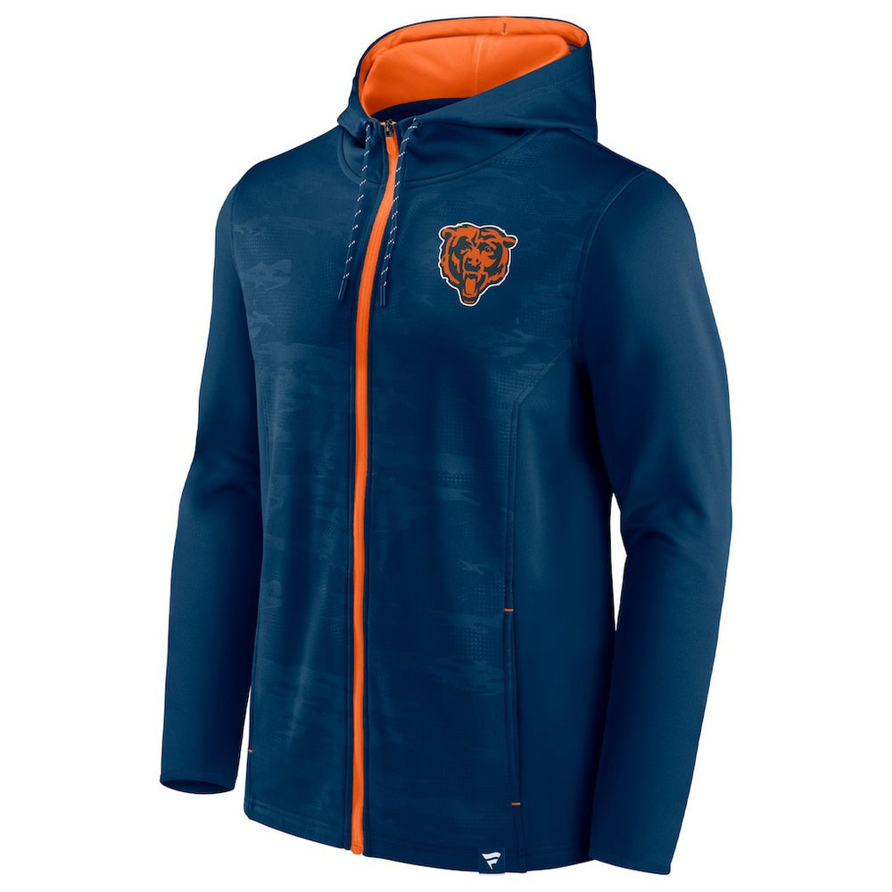 Chicago Bears Ball Carrier Full-Zip Hoodie - Navy outlet