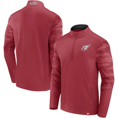 Arizona Cardinals Ringer Quarter-Zip Jacket - Cardinal outlet