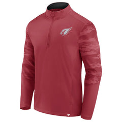 Arizona Cardinals Ringer Quarter-Zip Jacket - Cardinal outlet