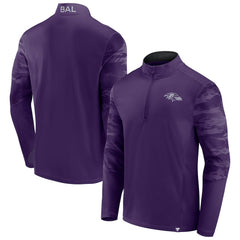 Baltimore Ravens Ringer Quarter-Zip Jacket - Purple online