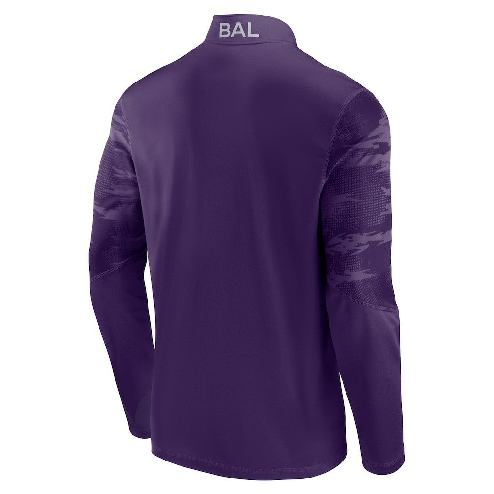 Baltimore Ravens Ringer Quarter-Zip Jacket - Purple online