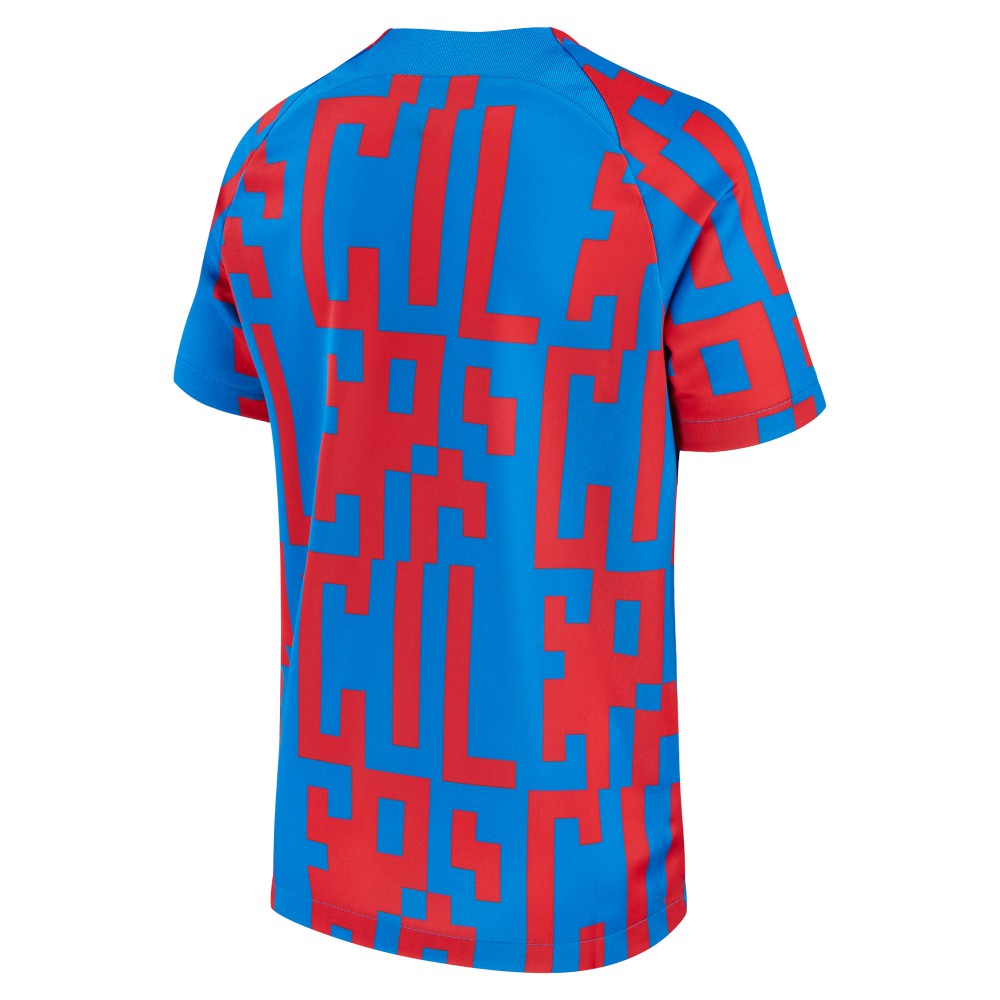Barcelona 2022/23 Pre-Match Top - Blue shop