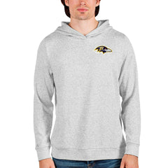 Baltimore Ravens Antigua Absolute Pullover Hoodie - Heathered Gray sale