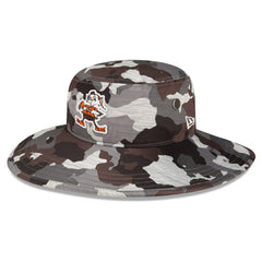Cleveland Browns New Era 2022 NFL Training Camp Historic Logo Panama Bucket Hat - Camo cheap