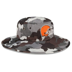 Cleveland Browns New Era 2022 NFL Training Camp Panama Bucket Hat - Camo on sale