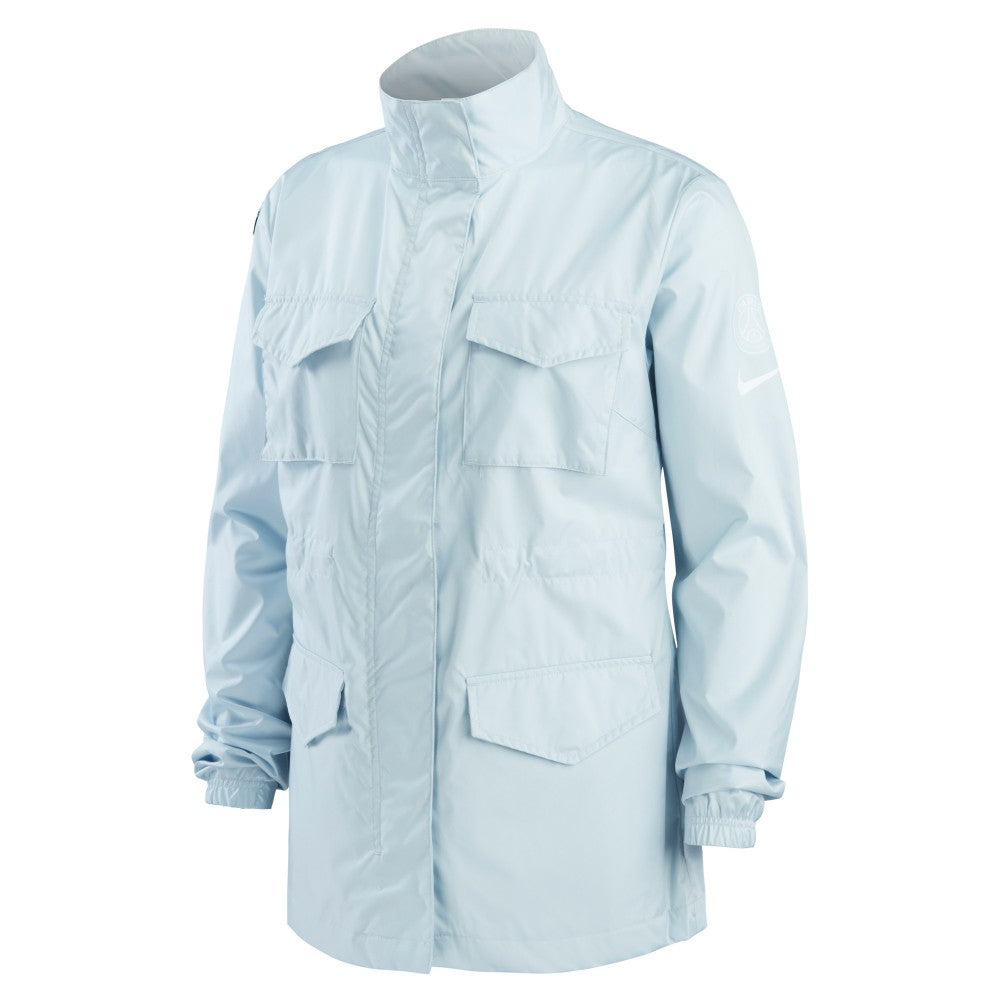 Paris Saint-Germain Women's M65 Woven Full-Zip Jacket - Light Blue shop