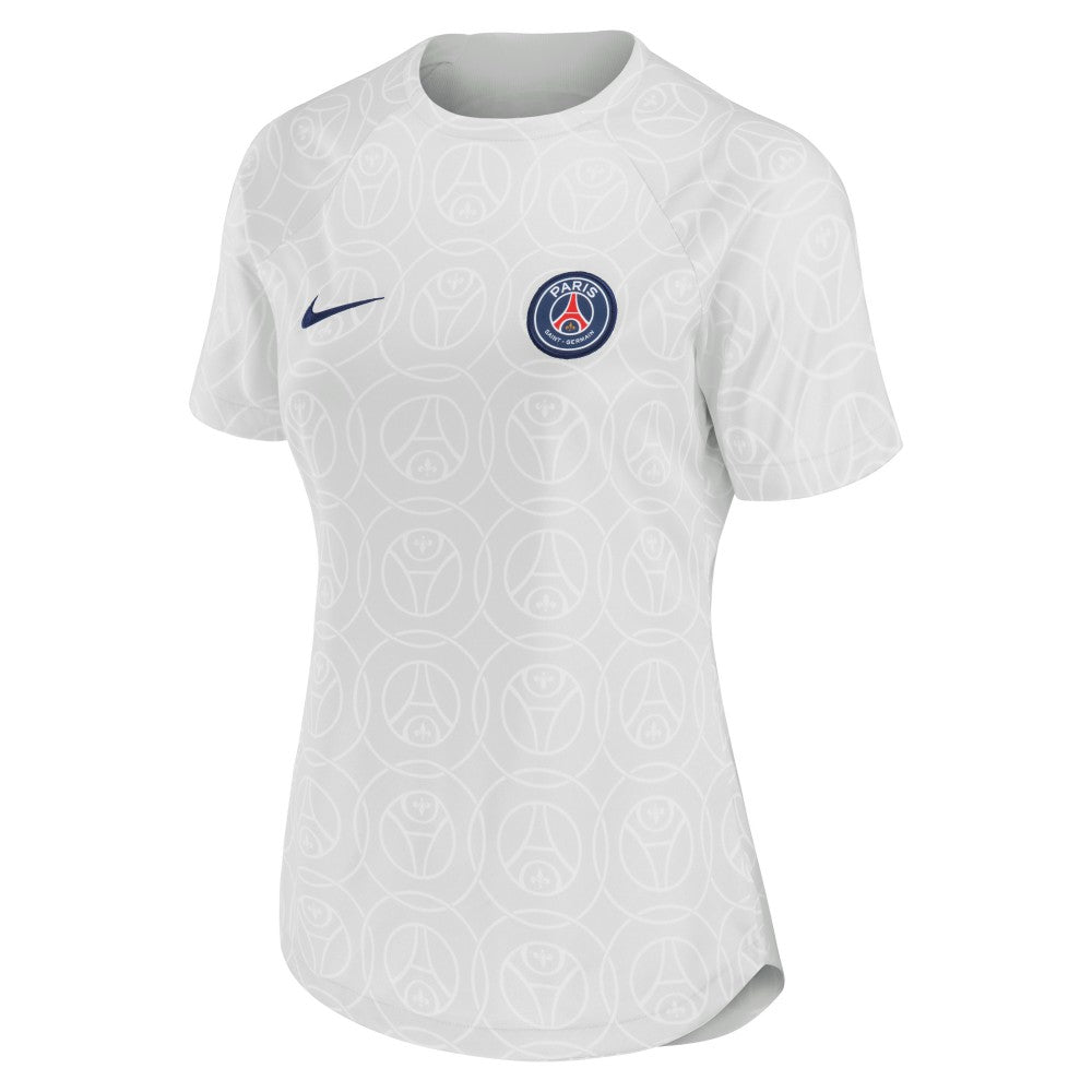 Paris Saint-Germain Women's 2022/23 Pre-Match Home Performance Top - Gray sale