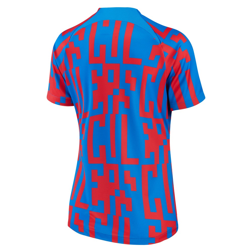 Barcelona Women's 2022/23 Pre-Match Home Performance Top - Blue discount