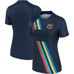 Barcelona Women's 2022/23 Pre-Match AWAY Performance Top - Navy outlet