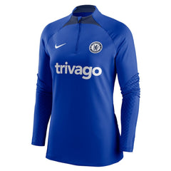 Chelsea Women's Strike Drill Raglan Performance Quarter-Zip Top - Blue outlet