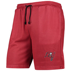 Tampa Bay Buccaneers FOCO Colorblock Mesh V-Neck & Shorts Set - Red cheap