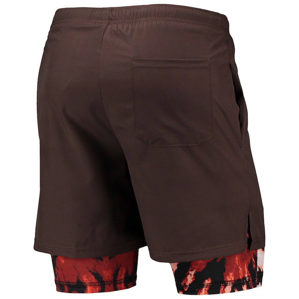 Cleveland Browns FOCO Running Shorts - Brown online