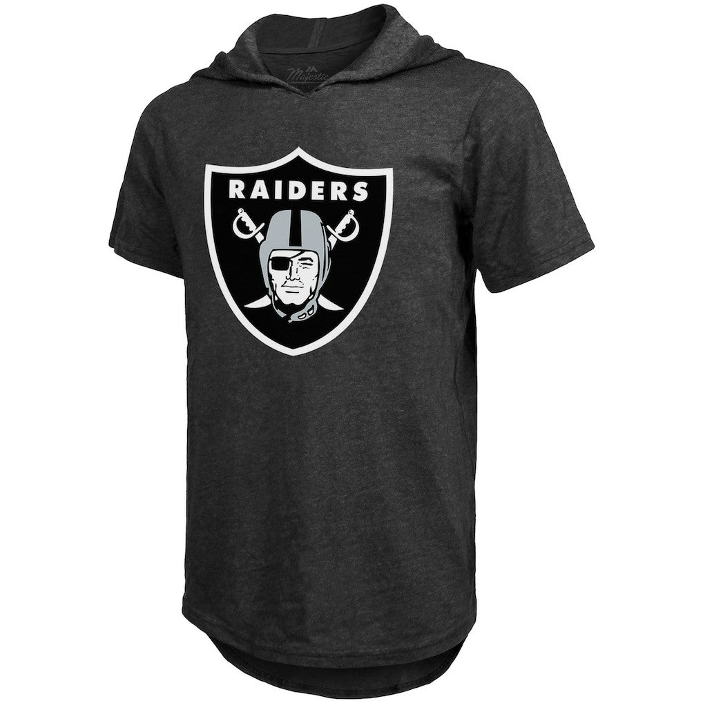 Darren Waller Las Vegas Raiders Majestic Threads Player Name & Number Tri-Blend Hoodie T-Shirt - Black outlet