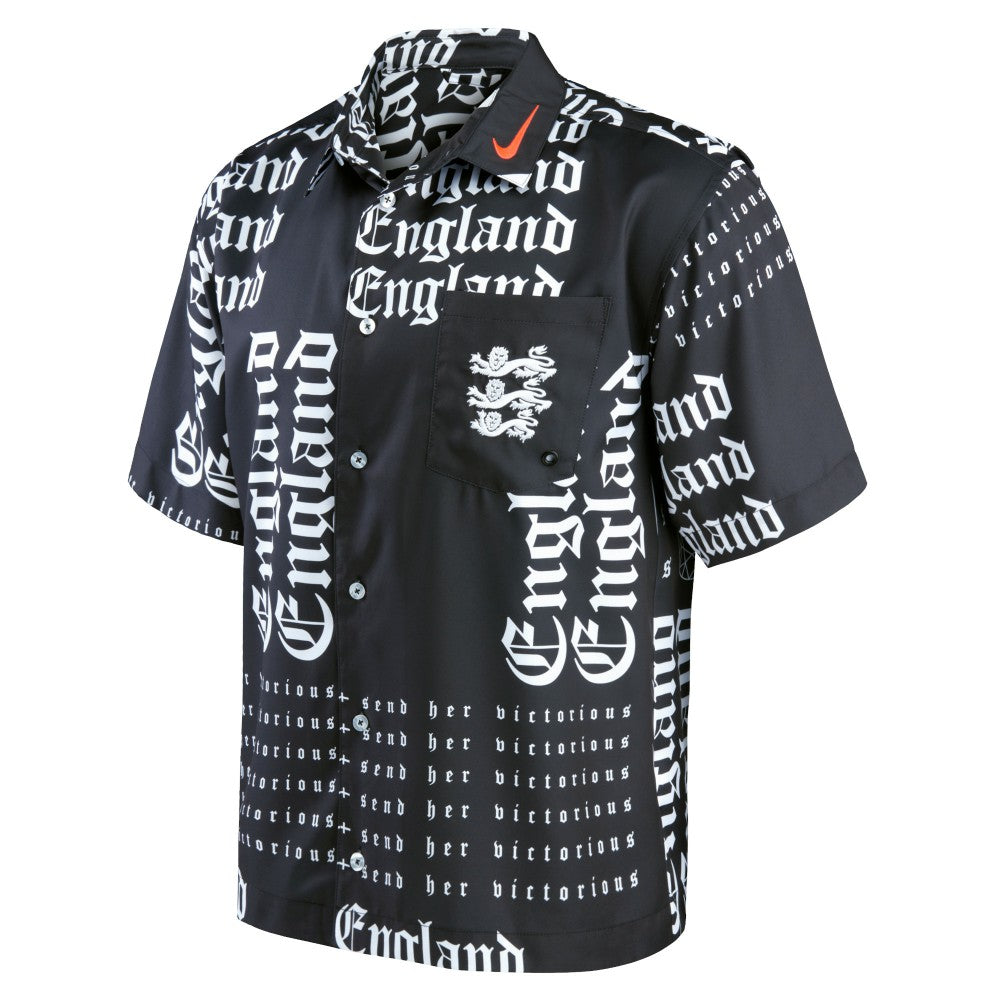 England Women's National Team Button-Up Shirt - Black shop