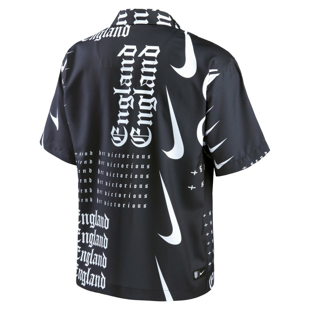 England Women's National Team Button-Up Shirt - Black shop
