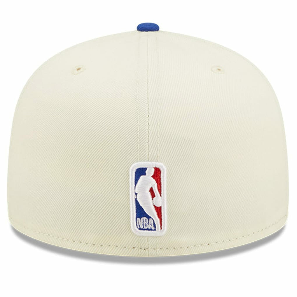 Philadelphia 76ers 2022 NBA Draft 59FIFTY Fitted Hat - Cream/Royal cheap