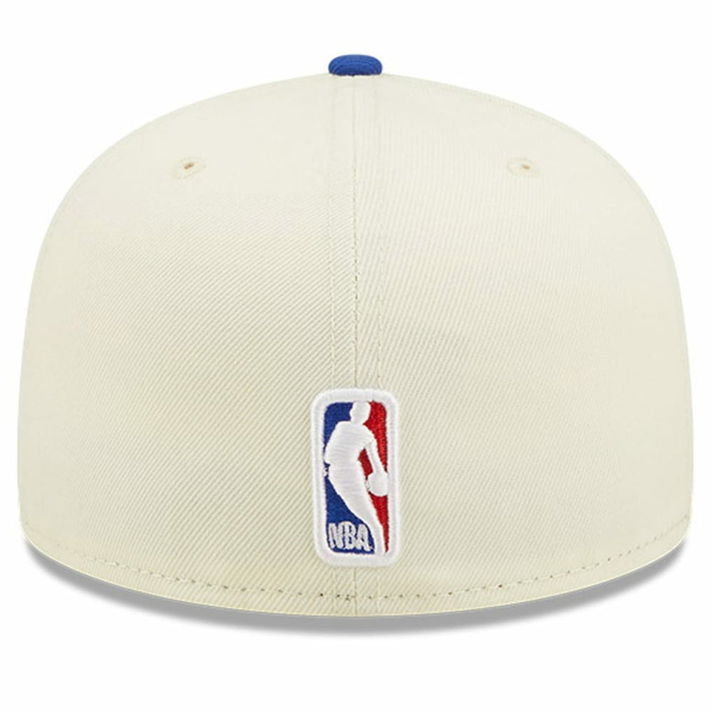 Philadelphia 76ers 2022 NBA Draft 59FIFTY Fitted Hat - Cream/Royal cheap