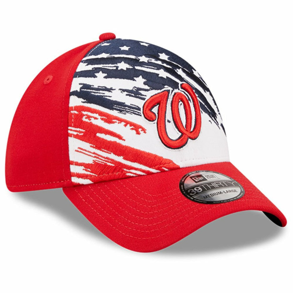 Washington Nationals 2022 4th of July 39THIRTY Flex Hat Red
